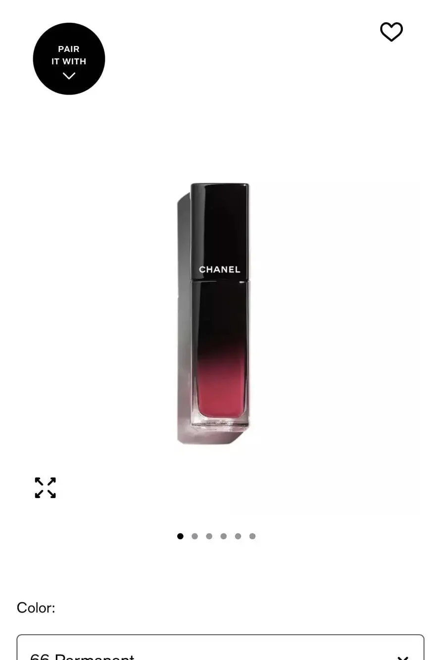 Chanel Rouge Allure Laque Ultrawear Shine Liquid Lip Colour - 66 Permanent. NIB! - Picture 11 of 11